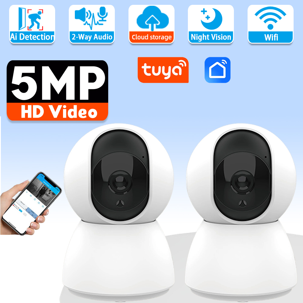 Smart Home Battery Camera Ezviz - 5MP Mini Indoor 2 Way Audio