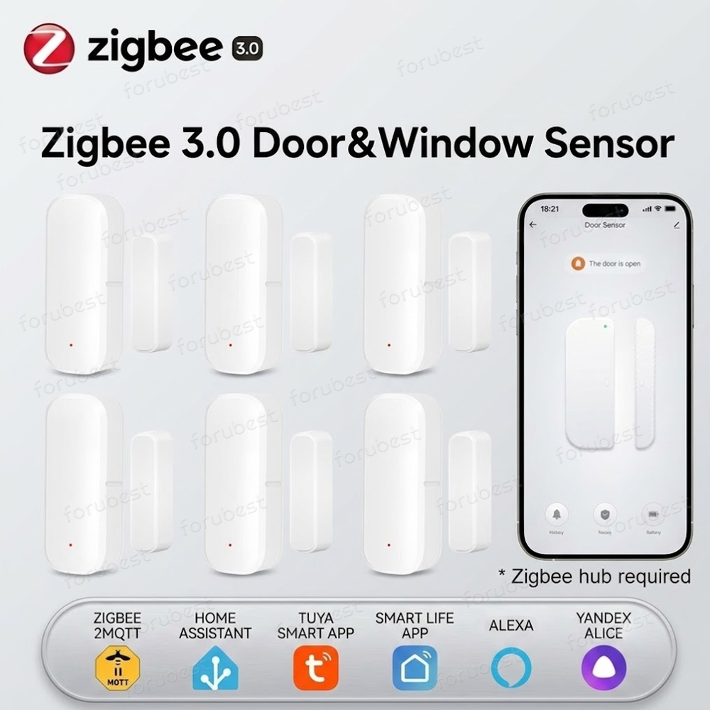 Smart Home Zigbee 3.0 - Zigbee 3.0 Door Window Sensor Burglar