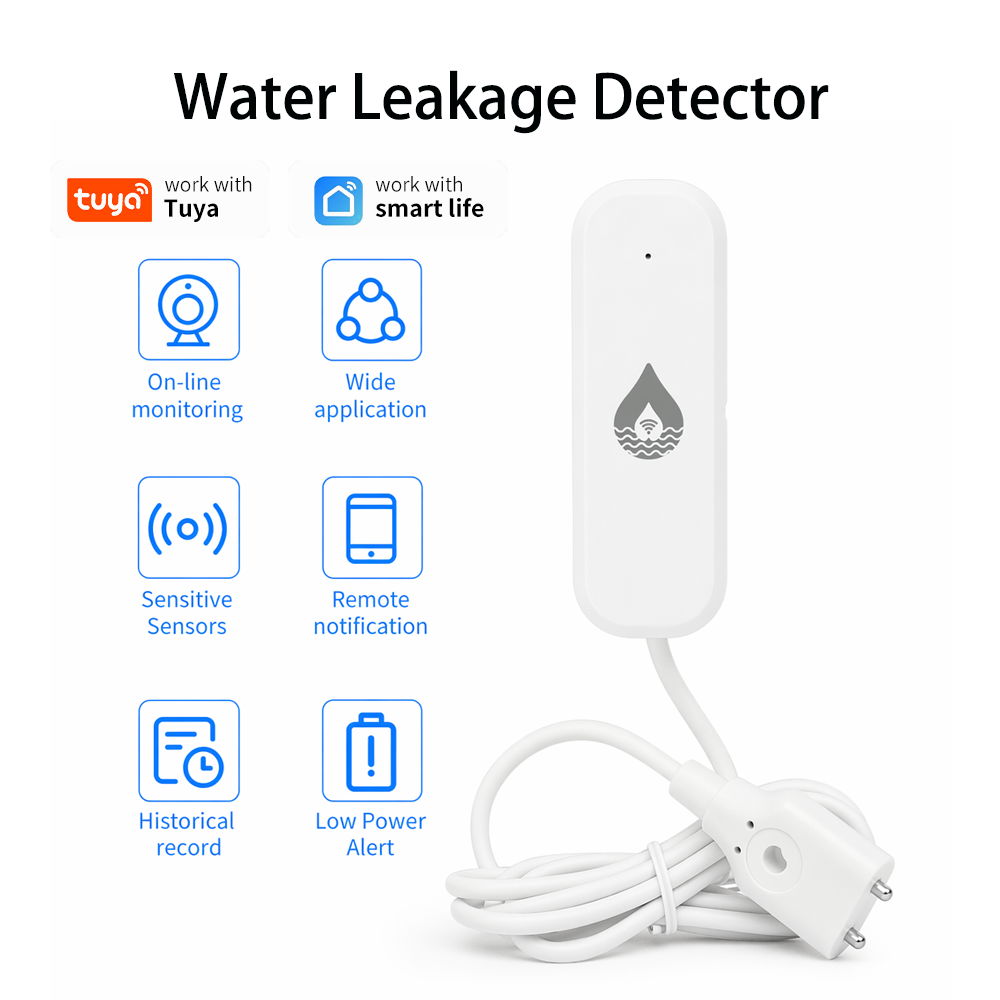 Smart Home Blog - YFK WiFi/Zigbee Water Leakage Alarm Sensor