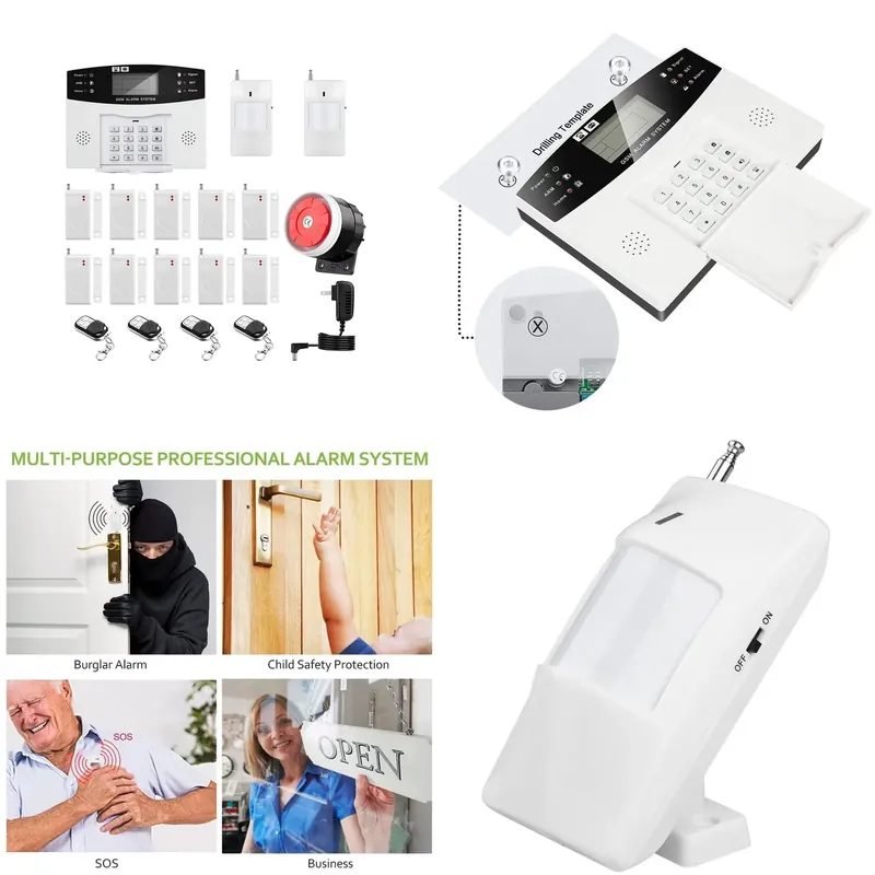 Smart Home System - House Burglar Alarm Kit Auto Dial