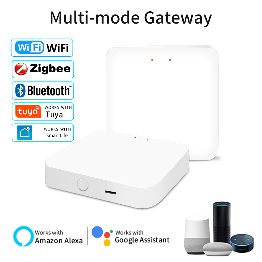Smart Home Wifi Hub - Tuya Smart Multi-Mode Gateway ZigBee Wi-Fi
