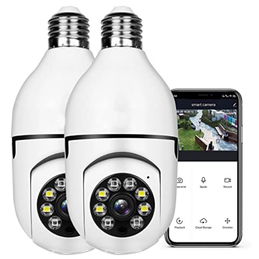 Smart Home Ac - Light Bulb 1080P Security Wireless Camera