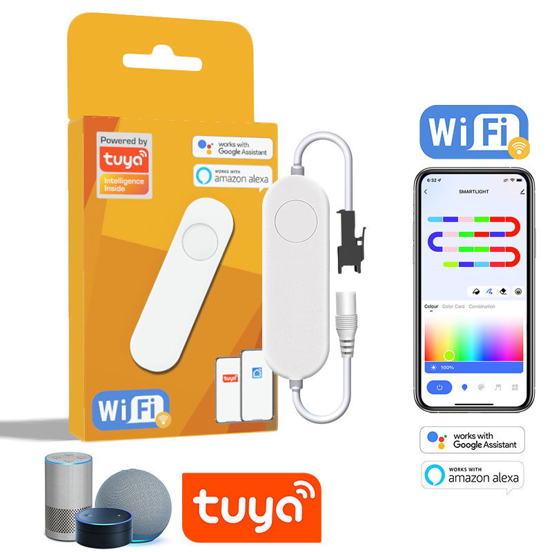 Alexa Compatible Bulb - TUYA Addressable Controller WIFI RGBIC Dimmer