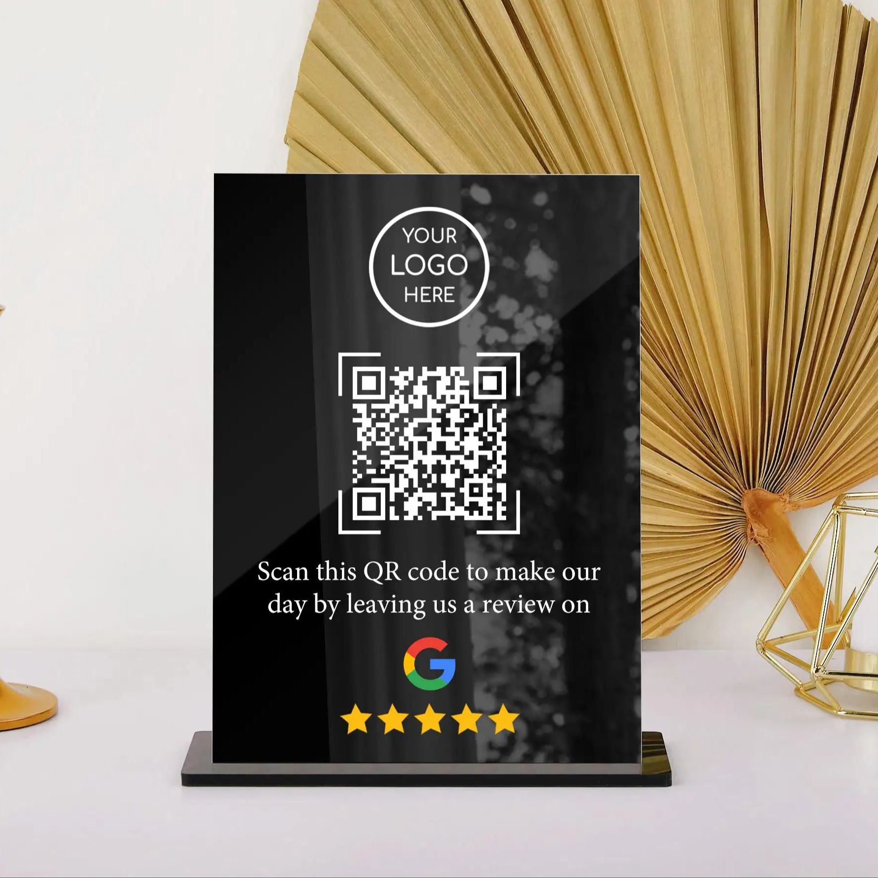 Airbnb Smart Home - Customized QR Code Acrylic Stand For