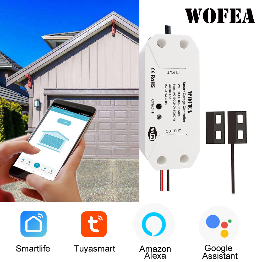 Smart Home Wifi Hub - Wofea Tuya Smart WIFI 2.4G Garage
