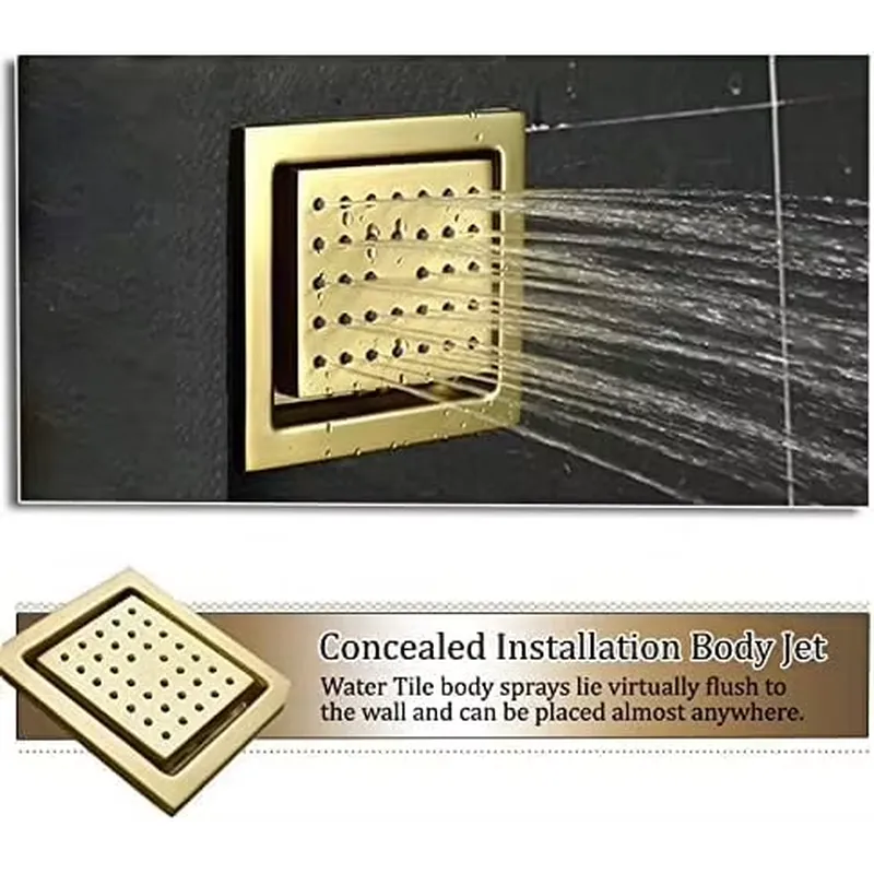 Smart LED Shower Set Bathroom  - Smart Home System 评论和价格