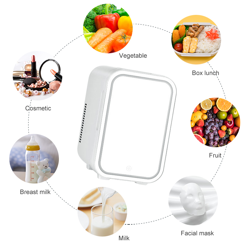 4L Mini Makeup Fridge WIth LED - Smart Home Retrofit 评论和价格
