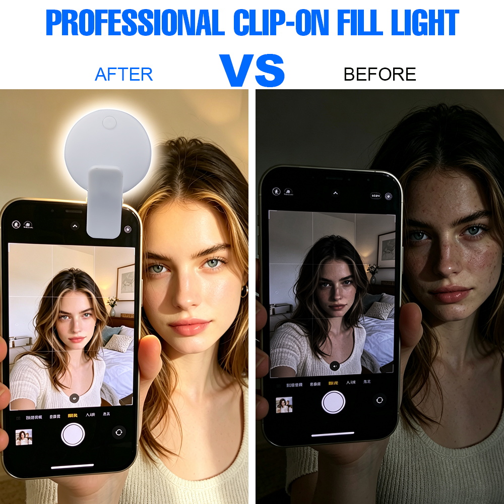 Portable Clip‑on Selfie Fill L - Alexa Compatible Bulb 评论和价格