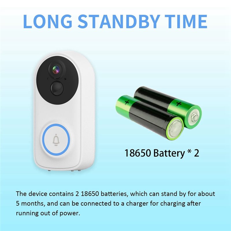 【CYBER MONDAY】Wifi IP 3MP Icse - Smart Home Video Doorbell App 评论和价格