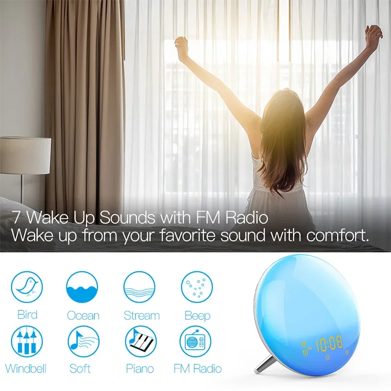 WiFi Tuya Smart Life Wake Up L - Alexa Compatible Bulb 评论和价格