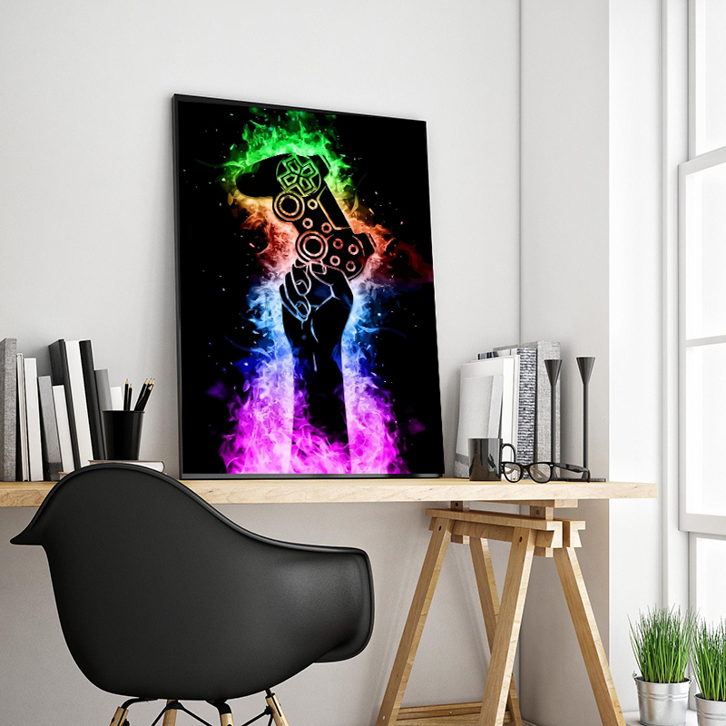 Graffiti Colorful Game Control - Smart Home Poster 评论和价格