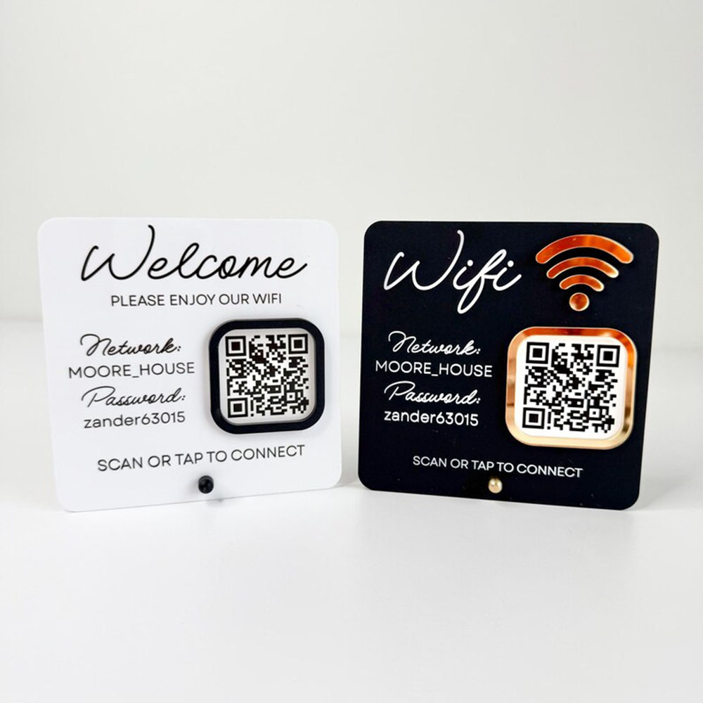 Customizable Acrylic WiFi Sign - Airbnb Smart Home 评论和价格