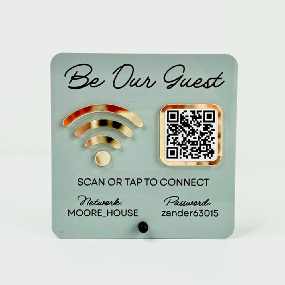 Customizable Acrylic WiFi Sign - Airbnb Smart Home 评论和价格