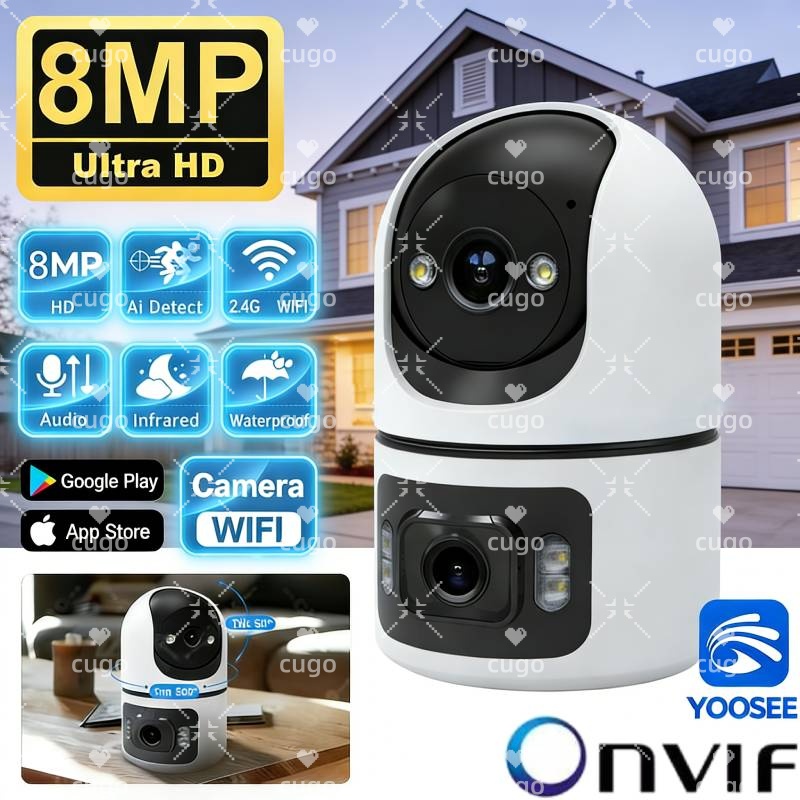 8MP WiFi IP Camera Dual Lens B - Smart Home Battery Camera Ezviz 评论和价格