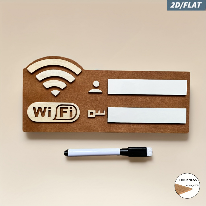 2D Wooden WiFi Password Sign w - Airbnb Smart Home 评论和价格