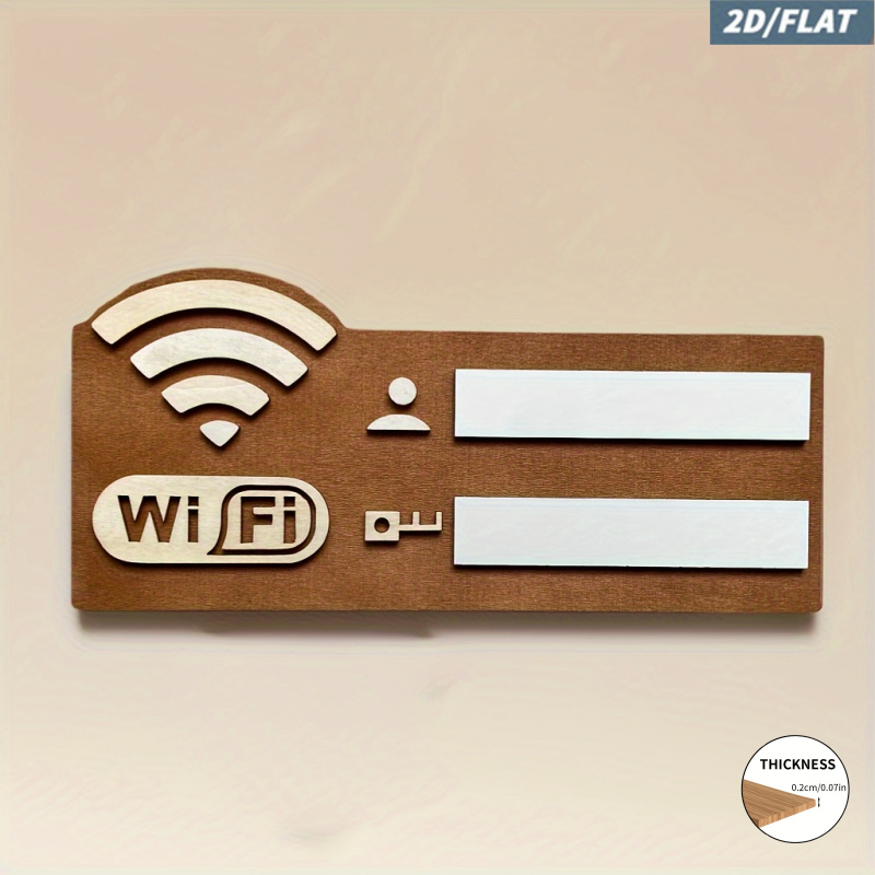 2D Wooden WiFi Password Sign w - Airbnb Smart Home 评论和价格