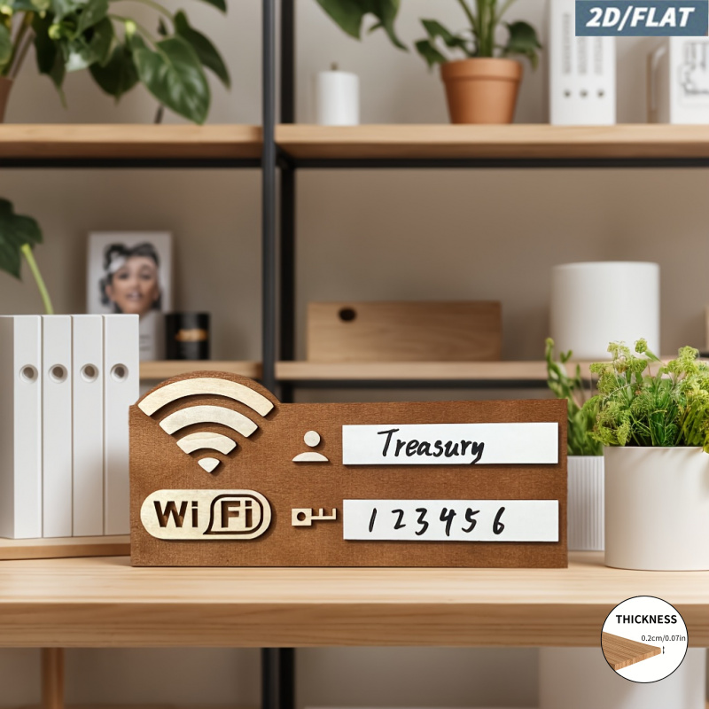 2D Wooden WiFi Password Sign w - Airbnb Smart Home 评论和价格