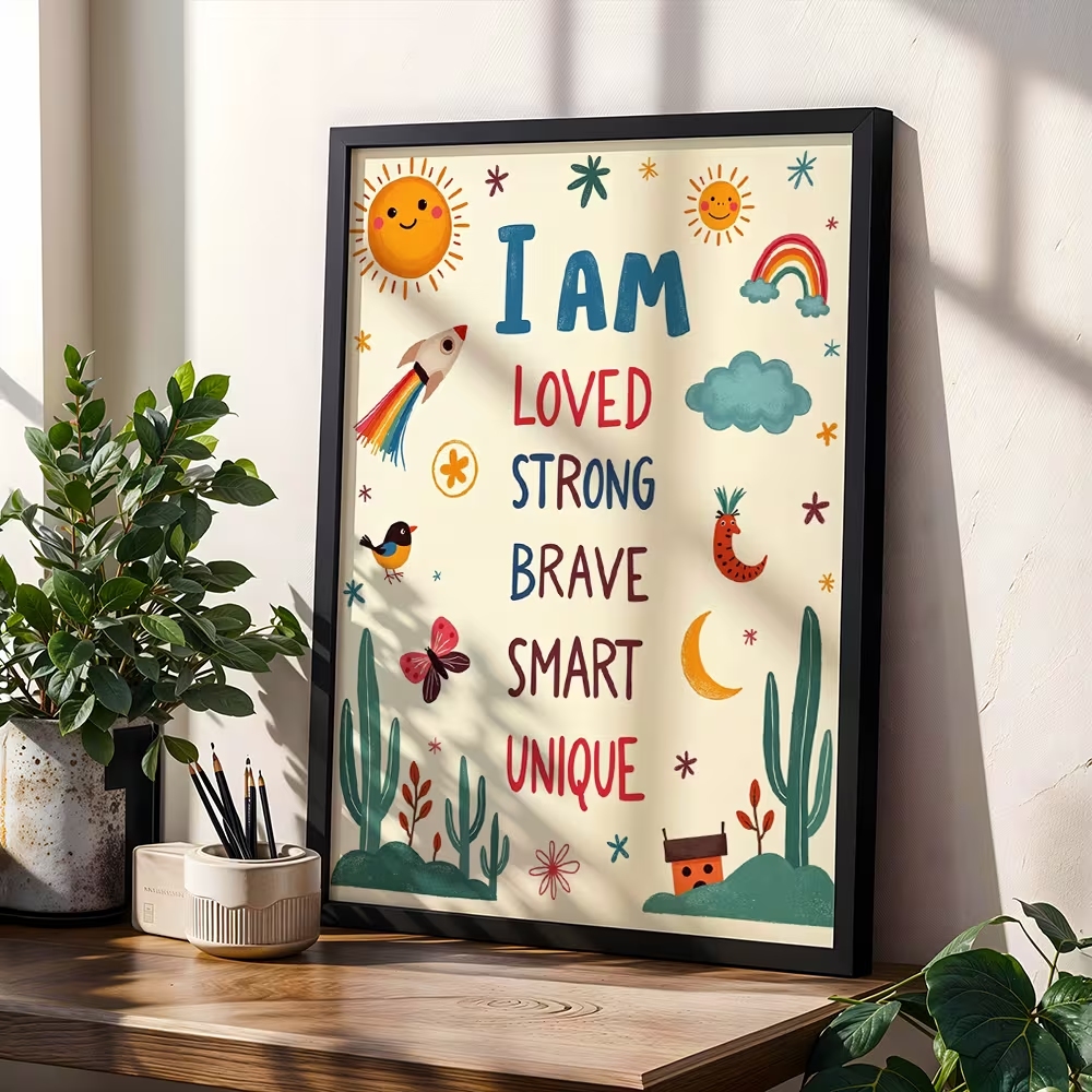 Colorful I Am Loved Strong Bra - Smart Home Poster 评论和价格