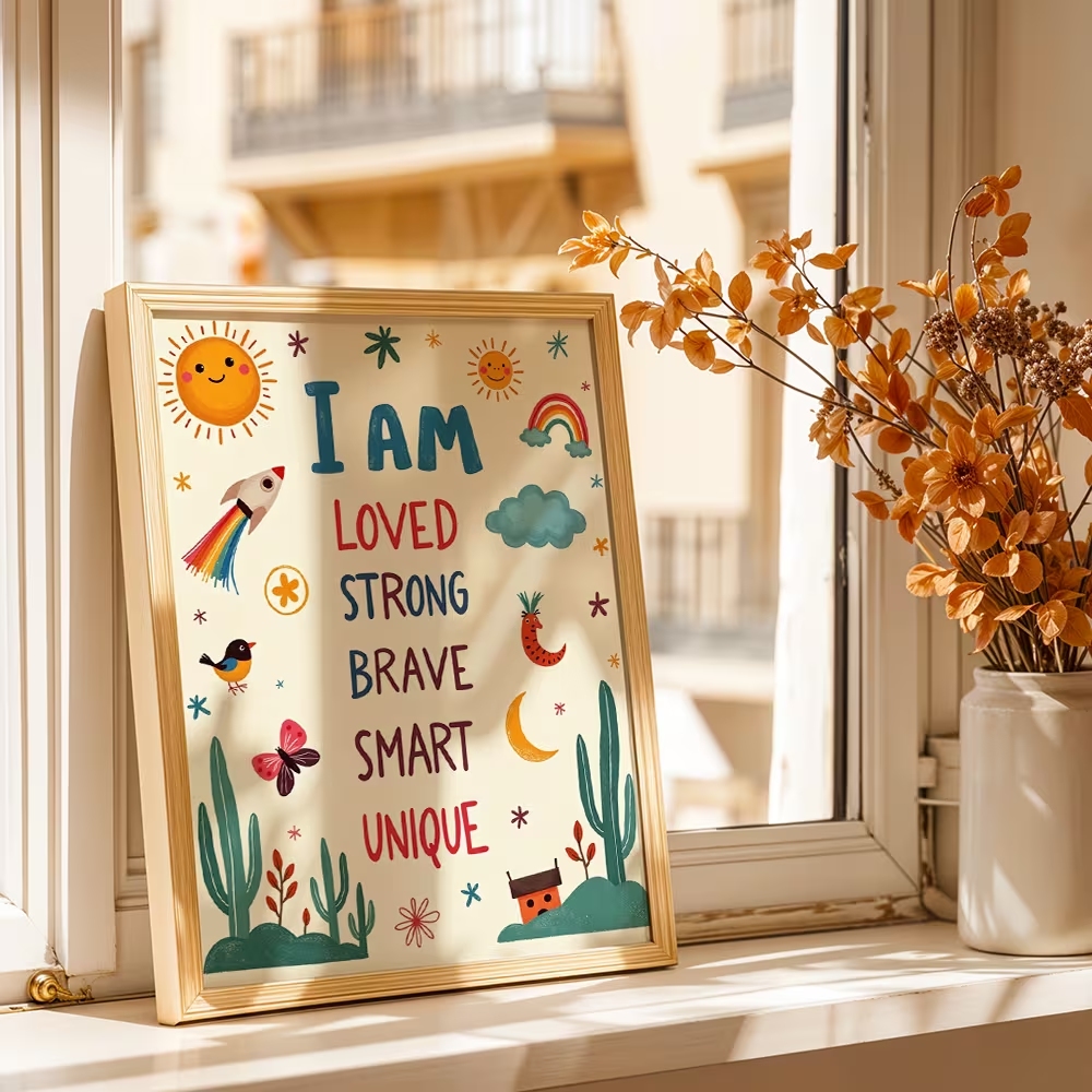 Colorful I Am Loved Strong Bra - Smart Home Poster 评论和价格