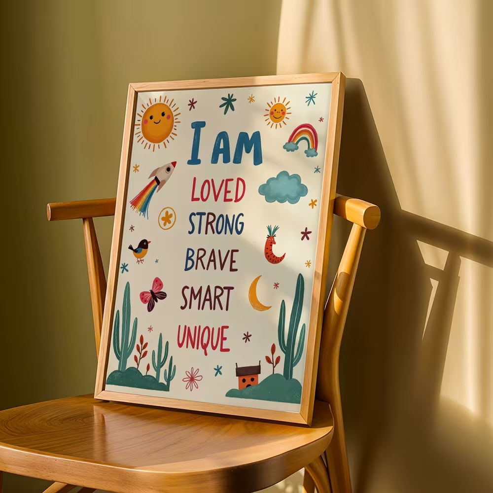 Colorful I Am Loved Strong Bra - Smart Home Poster 评论和价格