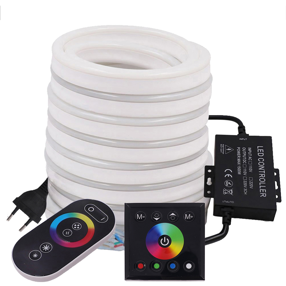 LED Neon Light 220V Flexible R - Smart Home Poster 评论和价格