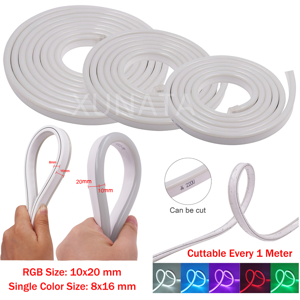 LED Neon Light 220V Flexible R - Smart Home Poster 评论和价格