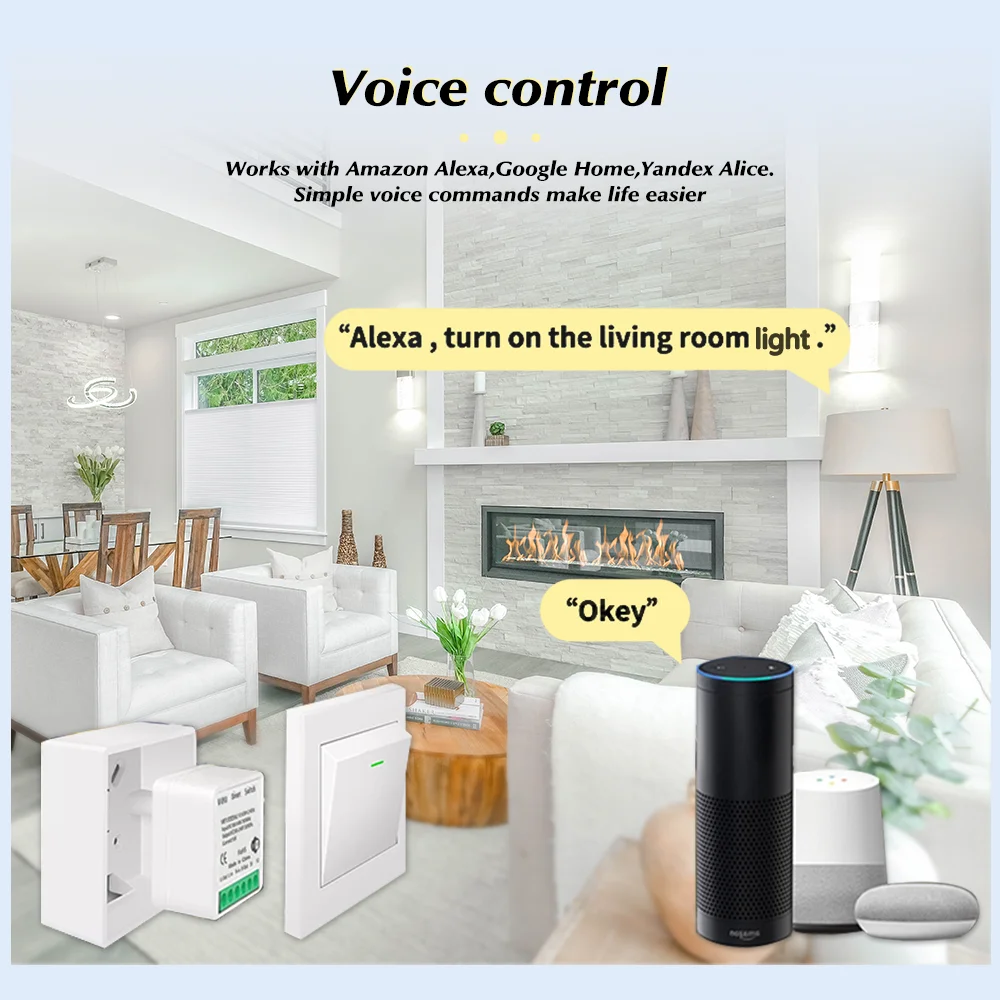 For Tuya Mini Smart WiFi Switc - Smart Home Lighting Control 评论和价格