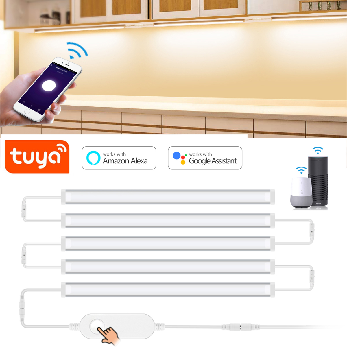 1-5 Pcs Kitchen Tuya Smart LED - Alexa Compatible Bulb 评论和价格