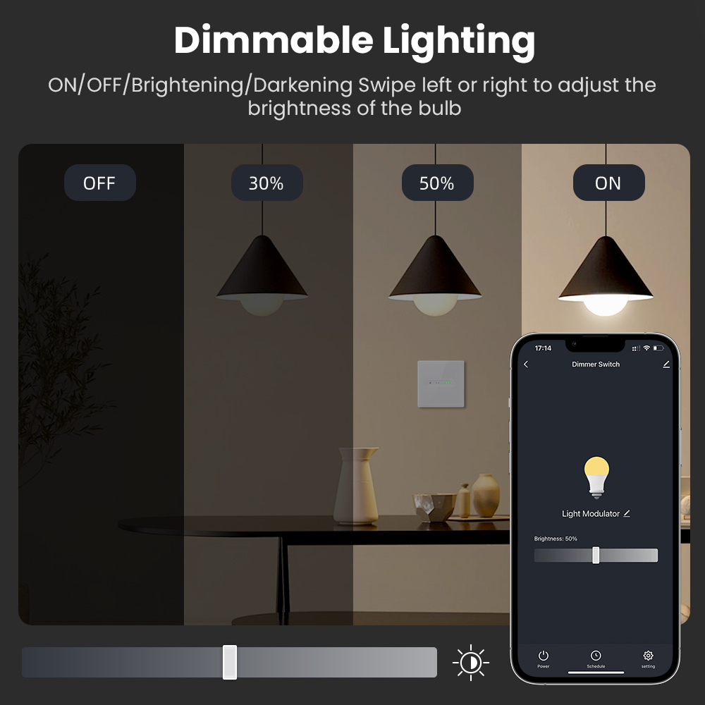 AVATTO WiFi 1/2 Gang Smart Dim - Smart Home Lighting Control 评论和价格