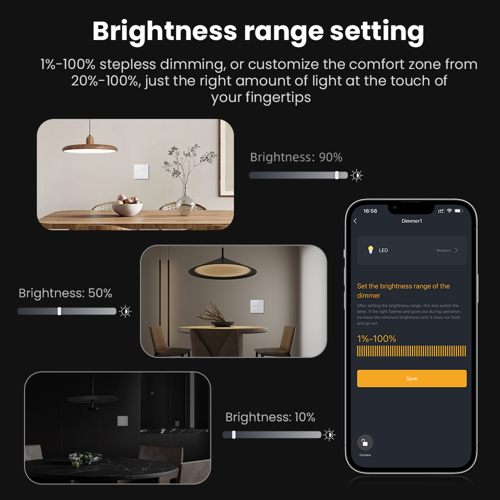 AVATTO WiFi 1/2 Gang Smart Dim - Smart Home Lighting Control 评论和价格
