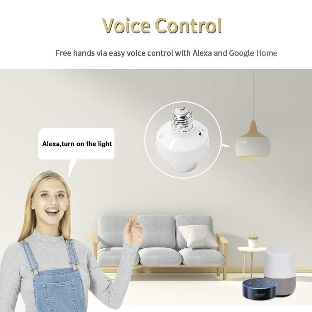 EWelink E27 Lamp Holder Remote - Alexa Compatible Bulb 评论和价格