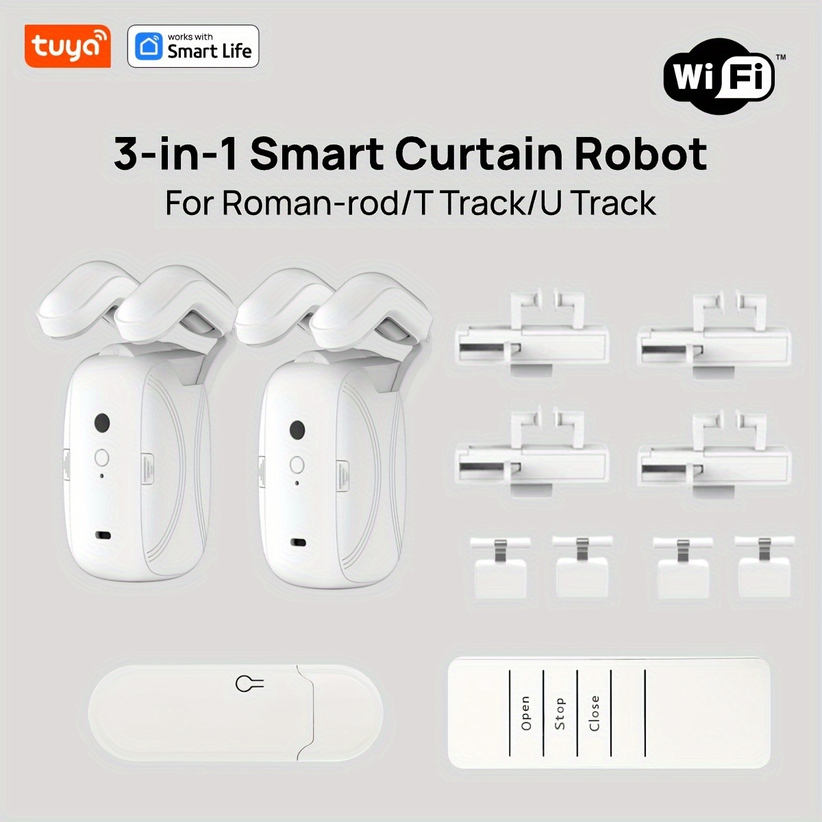 1/2PCS Tuya Smart WiFi Curtain - Smart Home Wifi Hub 评论和价格
