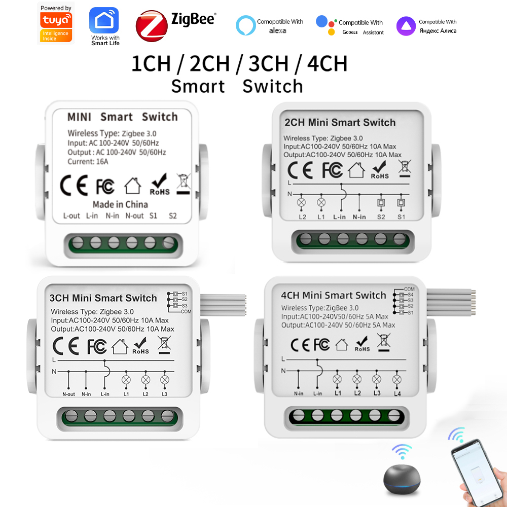 Tuya Zigbee 3.0 Smart Switch 1 - Smart Home Zigbee 3.0 评论和价格