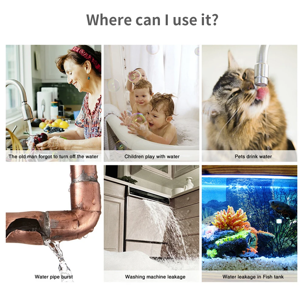 Tuya WiFi Zigbee Water Sensor  - Smart Home Blog 评论和价格