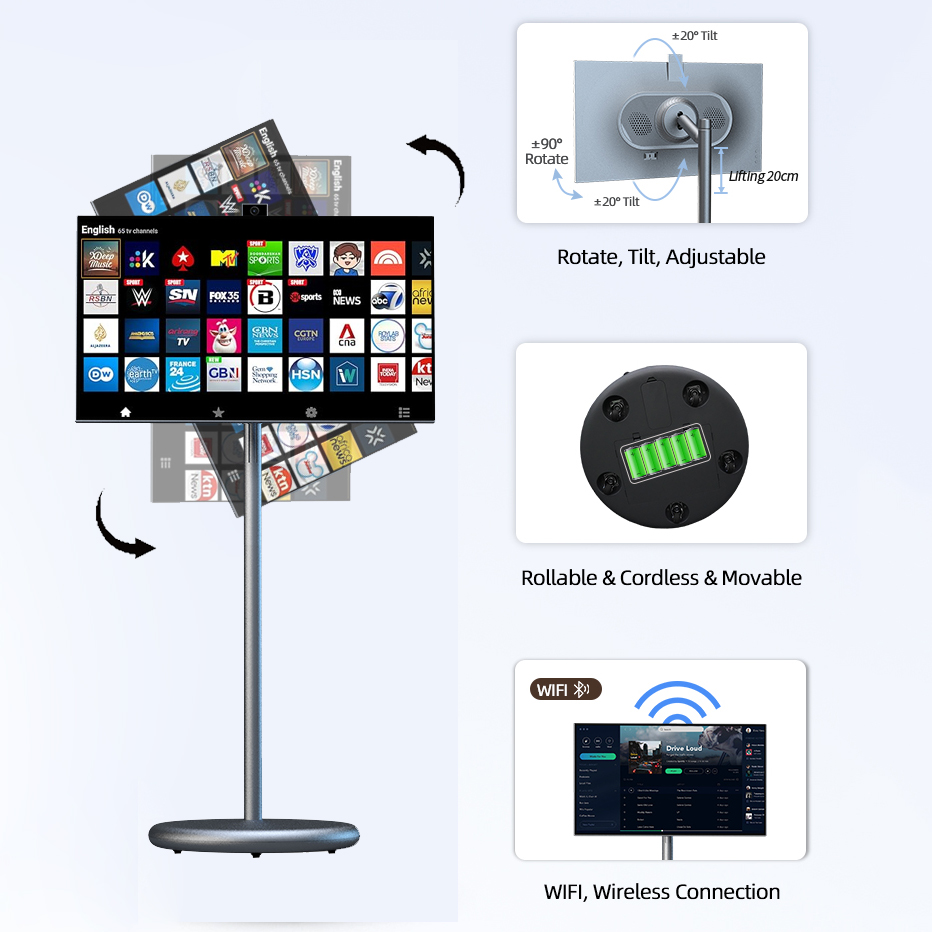 Smart Portable TV Display Mobi - Smart Home Ac 评论和价格