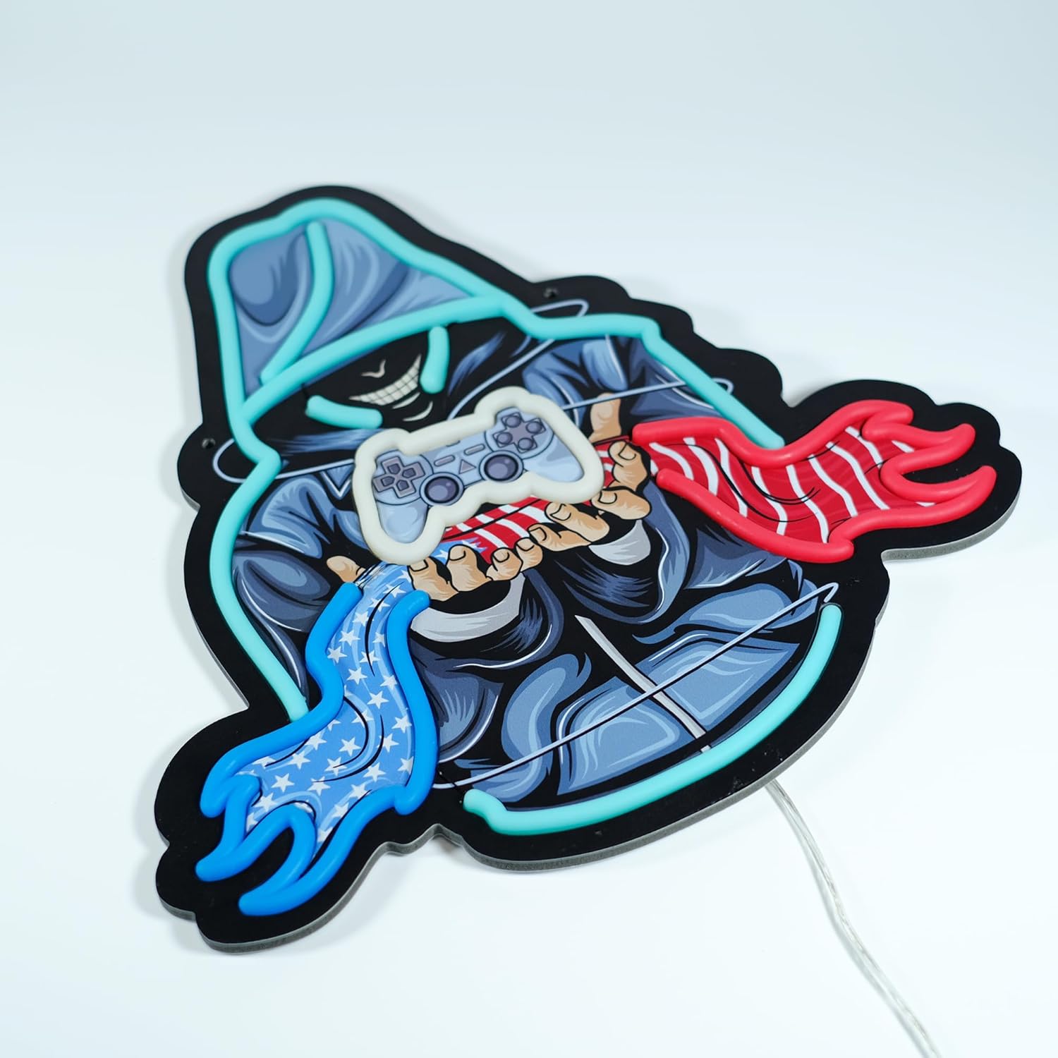 game controller neon sign game - Smart Home Poster 评论和价格