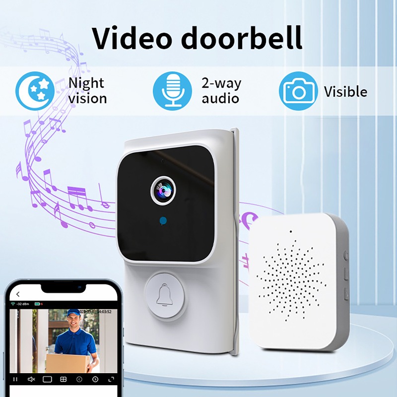 Tuya Wireless Smart Video Door - Smart Home Video Doorbell App 评论和价格