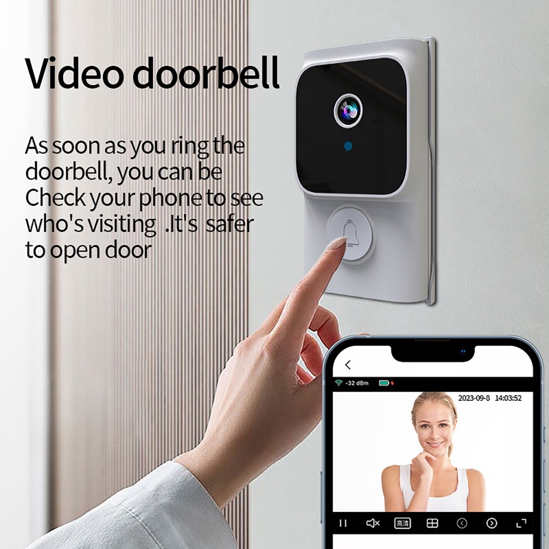 Tuya Wireless Smart Video Door - Smart Home Video Doorbell App 评论和价格