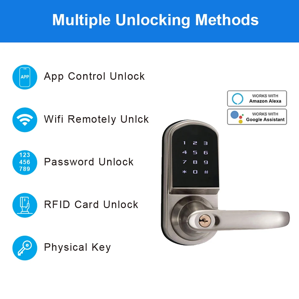 Zinc Alloy Smart Door Lock wit - Airbnb Smart Home 评论和价格