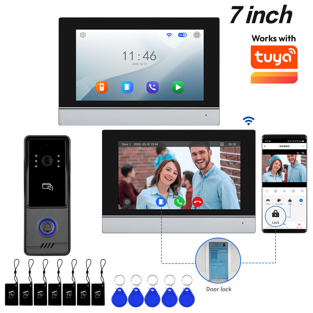 Tuya App Smart Wifi 4 Wire Vid - Smart Home Video Doorbell App 评论和价格