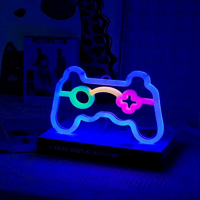Gamer Neon Sign Lights,Gamer C - Smart Home Poster 评论和价格