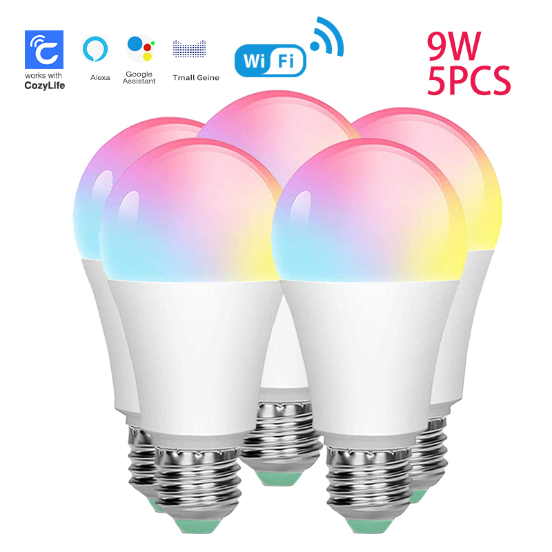 SIXWGH E27 Bulb WiFi 9W Smart  - Alexa Compatible Bulb 评论和价格