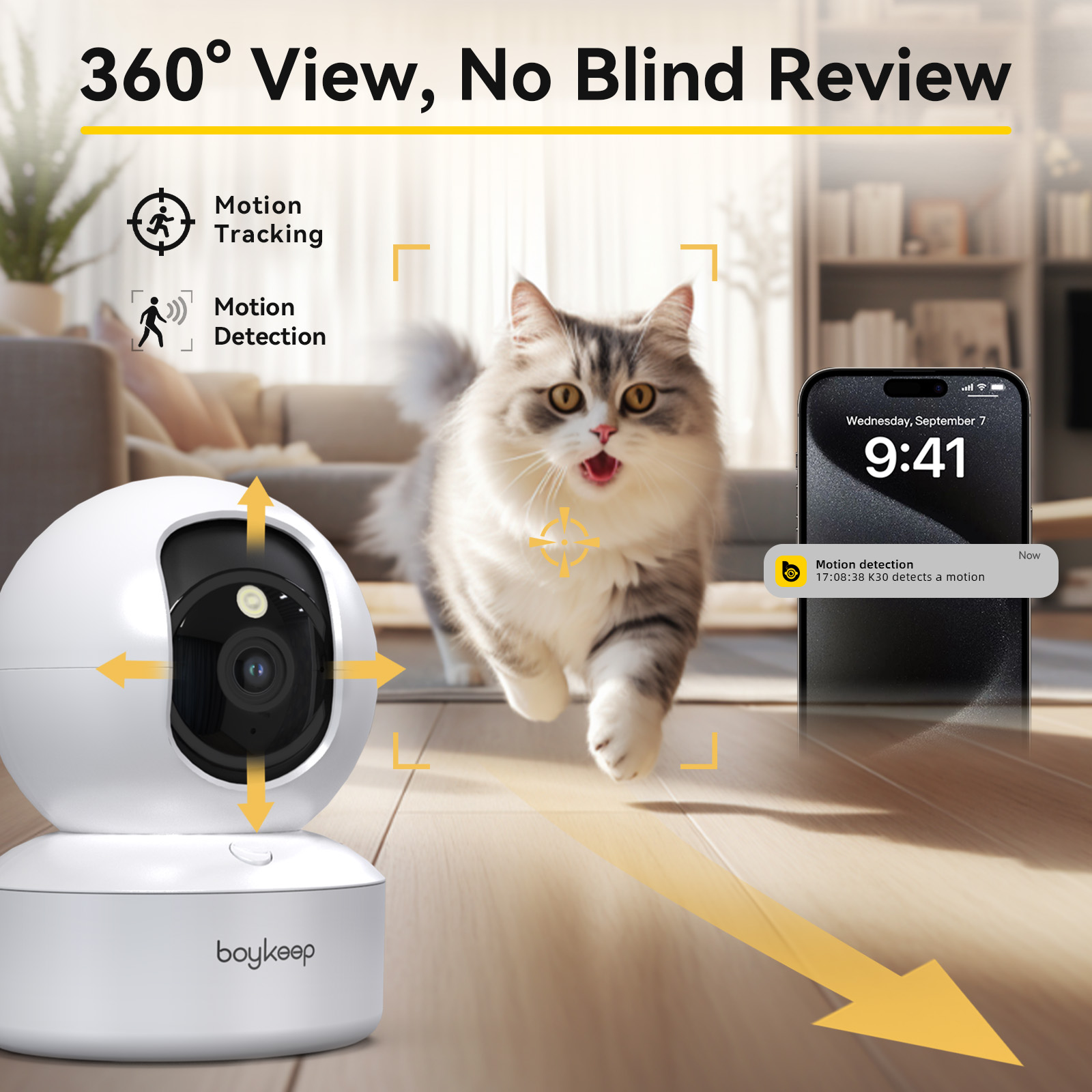 BoyKeep Smart Camera 2K Securi - Smart Home Battery Camera Ezviz 评论和价格