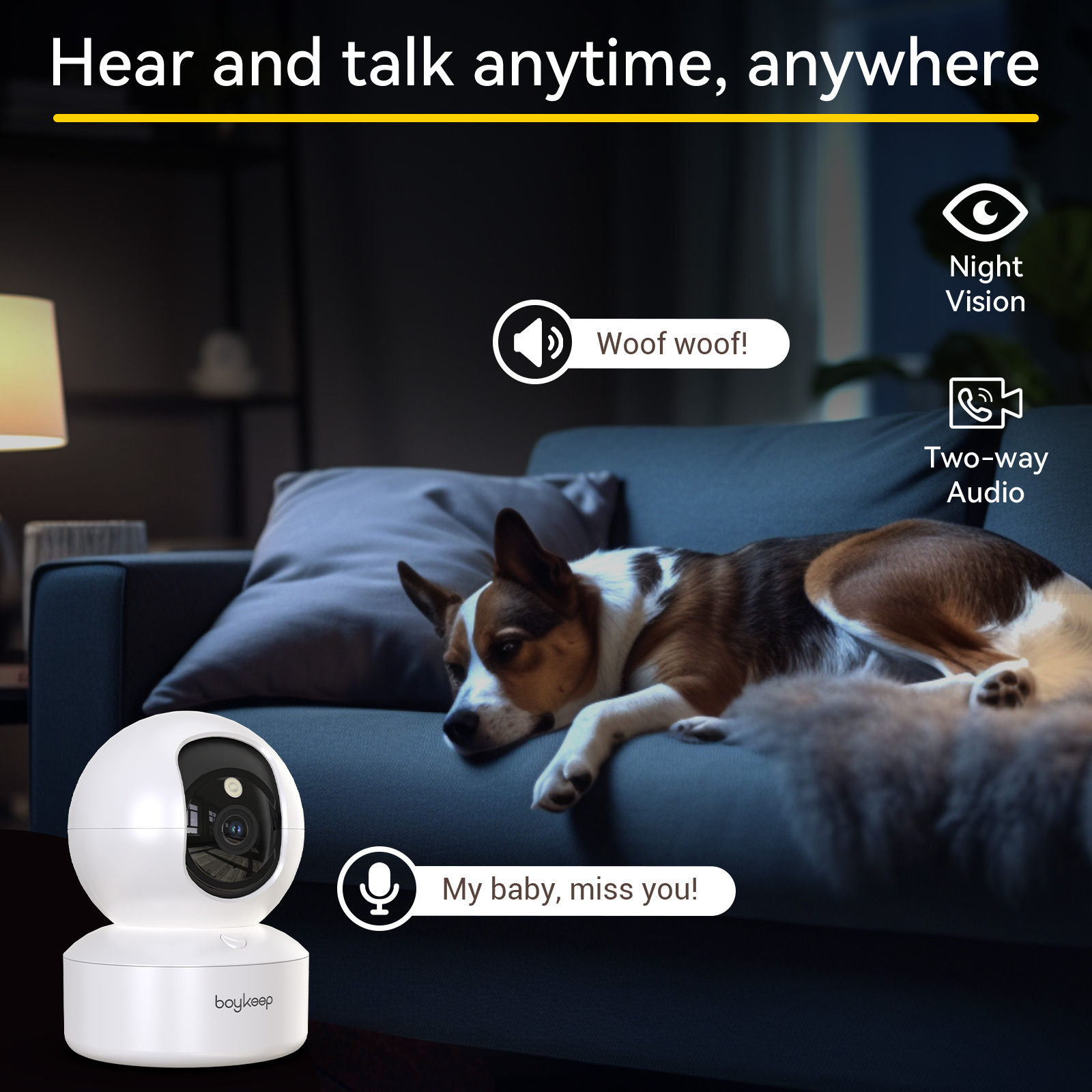 BoyKeep Smart Camera 2K Securi - Smart Home Battery Camera Ezviz 评论和价格