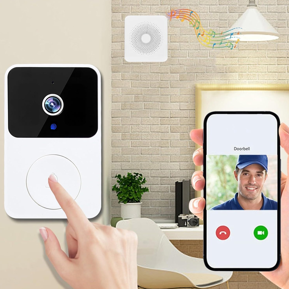 2.4GHz WiFi Wireless Video Doo - Smart Home Video Doorbell App 评论和价格