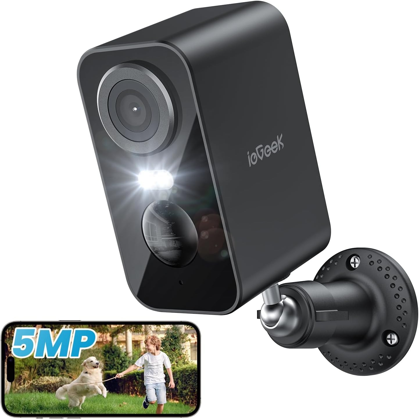IeGeek 5MP WiFi Outdoor Survei - Smart Home Battery Camera Ezviz 评论和价格