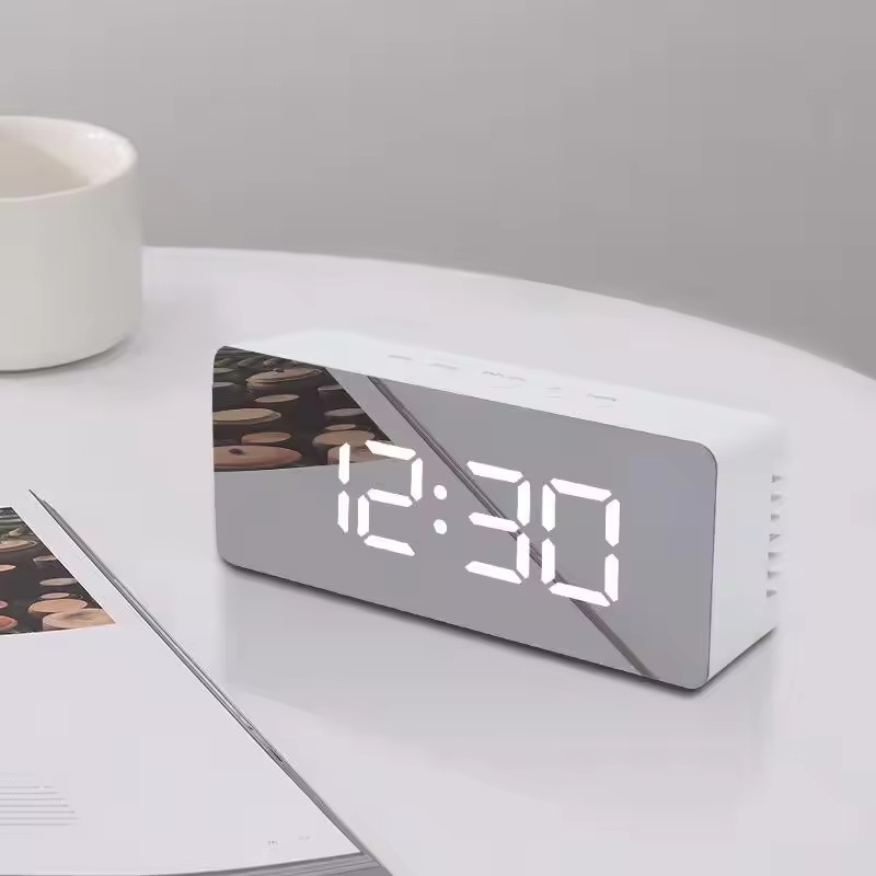 1Pc White Digital Clock LED Mi - Smart Home Retrofit 评论和价格