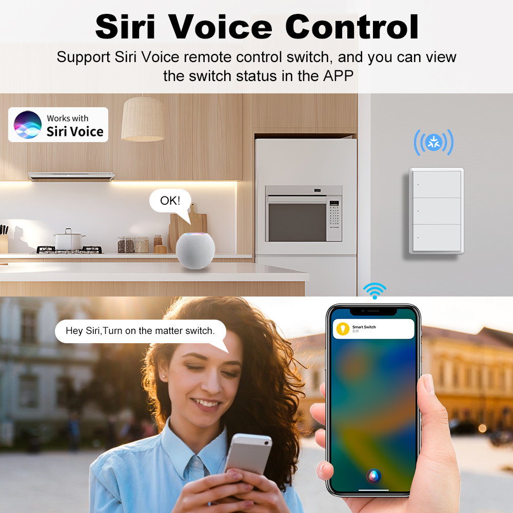 MANHOT Homekit WiFi Smart Swit - Smart Home Button 评论和价格