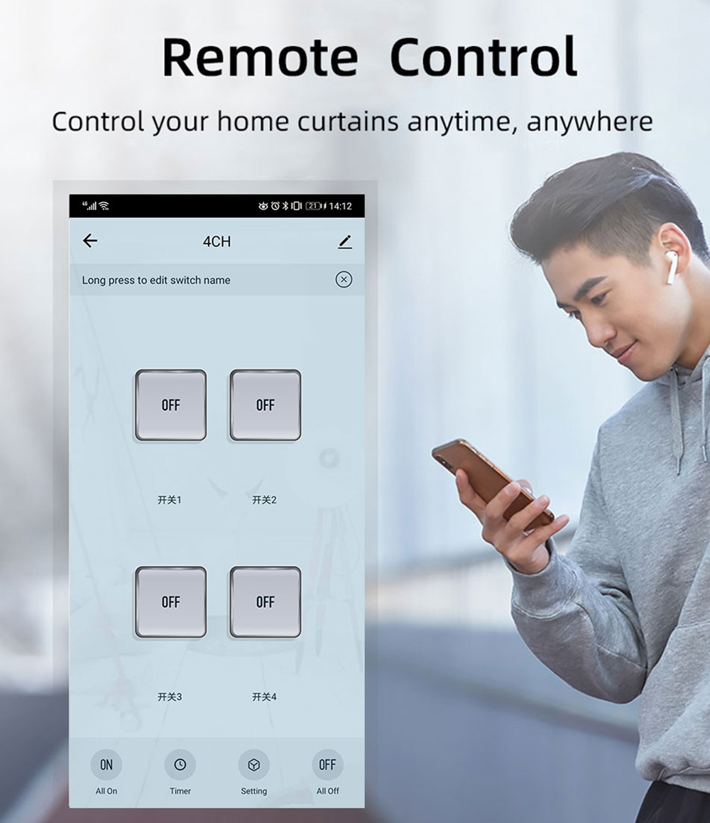 Tuya 4CH Zigbee Switch Relay M - Smart Home Ac 评论和价格