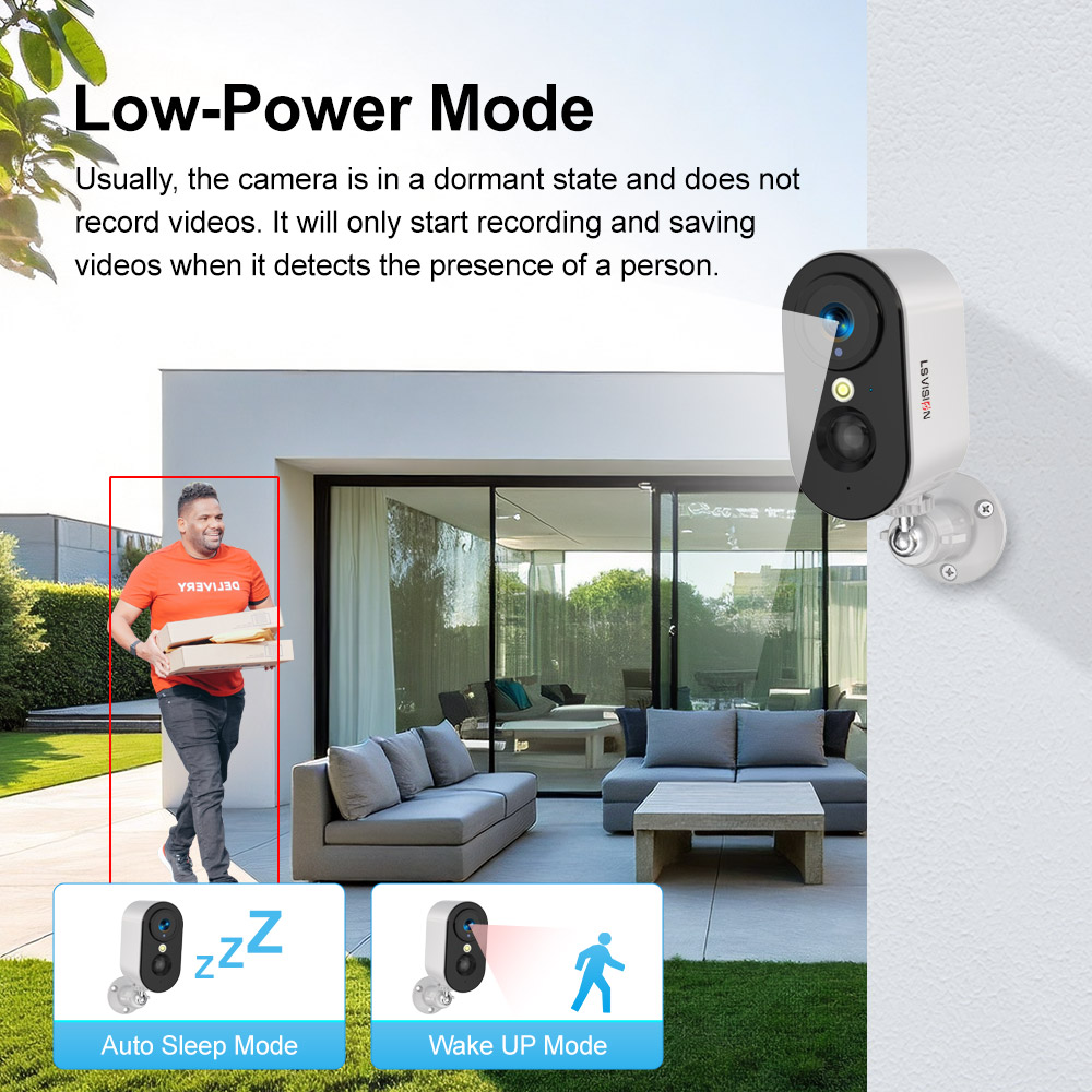 LS VISION 2K 5MP 4G SIM Card C - Smart Home Battery Camera Ezviz 评论和价格